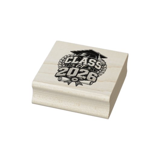 Onderscheidingsklasse 2026 Afstudeerfeest Design Rubberstempel (Stempel)