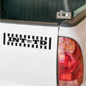 Onderschepping is Touchdown - Vervangende Scheidsr Bumpersticker (Op Truck)