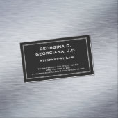 Onderschreven openbaar aanklager — Magnetisch Visi Visitekaartje Magneet (Voorbeeld)