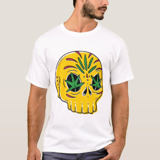 Onderskript T-shirt met schedel