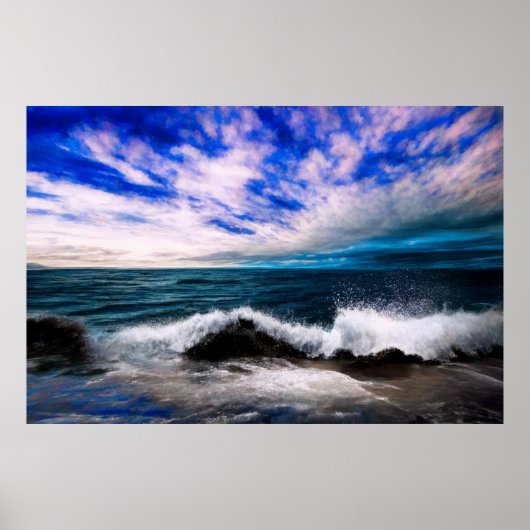 Ondersleept Zee Poster (Voorkant)