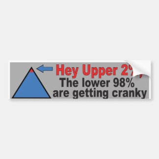 onderste 98 cranky bumper sticker