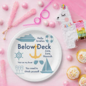 Onderste Borden voor deceptpapier Papieren Bordje (Feest)