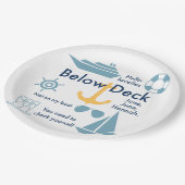 Onderste Borden voor deceptpapier Papieren Bordje (Gekanteld)