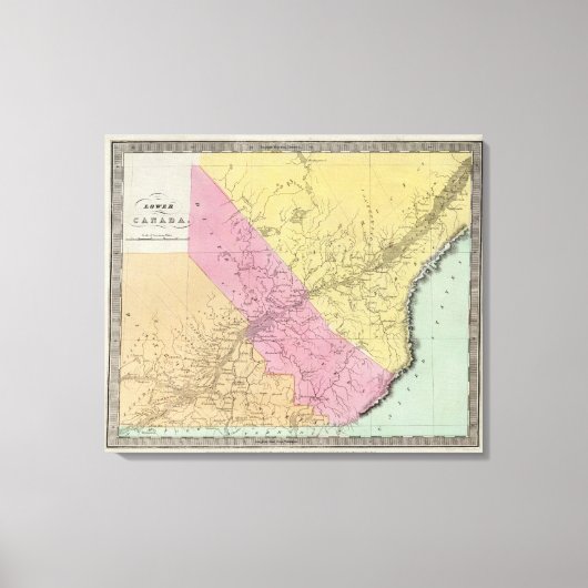Onderste Canada 4 Canvas Afdruk (Voorkant)