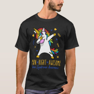 Onderste Geweldige World Down Syndrome Awareness D T-shirt