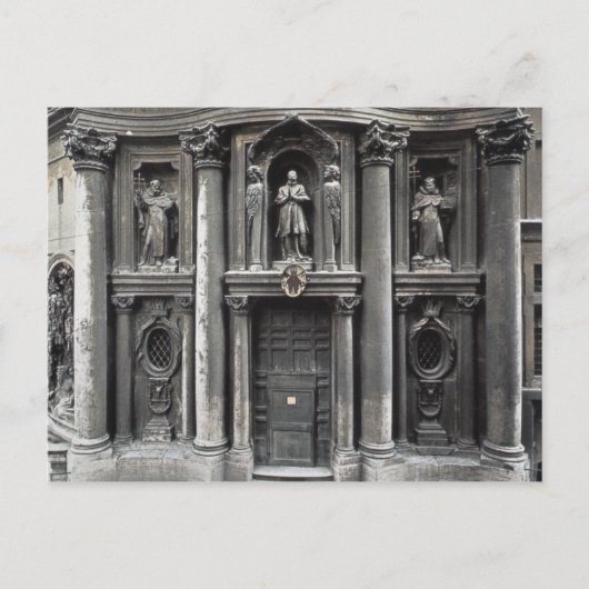 Onderste helft van de gevel, 1637-41 briefkaart (Voorkant)