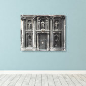 Onderste helft van de gevel, 1637-41 canvas afdruk (Insitu (Houten vloer))