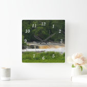 Onderste Herfsten bij Tahquamenon wandklok (Huis)