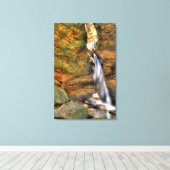 Onderste Herfsten, Conkle's Hollow, Hocking Hills, Canvas Afdruk (Insitu (Houten vloer))