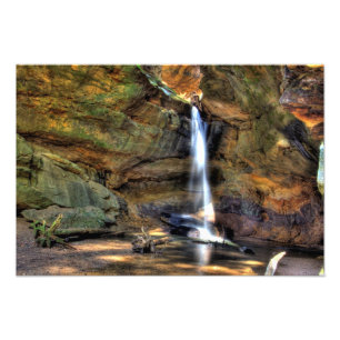 Onderste Herfsten, Conkle's Hollow, Hocking Hills, Foto Afdruk