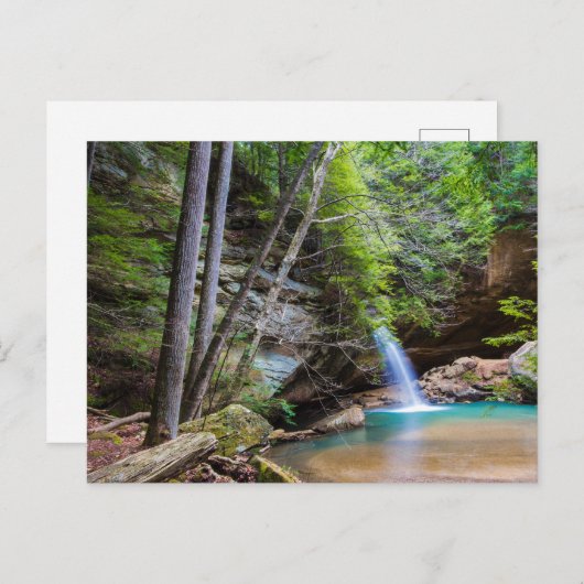 Onderste Herfsten, Grot van het Oude Man, Hocking  Briefkaart (Voorkant / Achterkant)