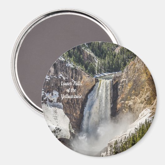 Onderste Herfsten van de geelsteen Magneet (Voorkant / Achterkant)