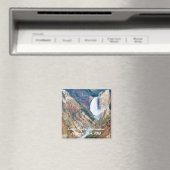 Onderste Herfsten, Yellowstone Park, WY Magneet (Insitu (Vaatwasser))