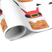 Onderste Kerstman Cadeaupapier (Rol Hoek)