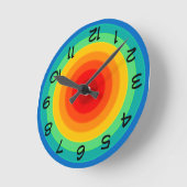 Onderste regenboogklok ronde klok (Hoek)