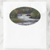 Onderste Tahquamenon-Herfst sticker (Tas)