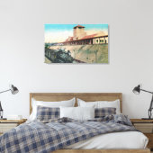 Onderste Uitzicht van de Grote Noordelijke Depot e Canvas Afdruk (Insitu (Slaapkamer))