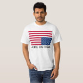 Onderste vlag in nood t-shirt (Voorkant volledig)