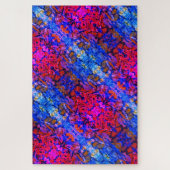 Ondersteboven Abstract schetsen met nachtmerrie Legpuzzel (Verticaal)