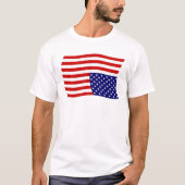 Ondersteboven Amerikaans vlaggen versperren - Anti T-shirt (Voorkant)