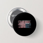 Ondersteboven Amerikaanse vlag1 Ronde Button 5,7 Cm (Voorkant /achterkant)
