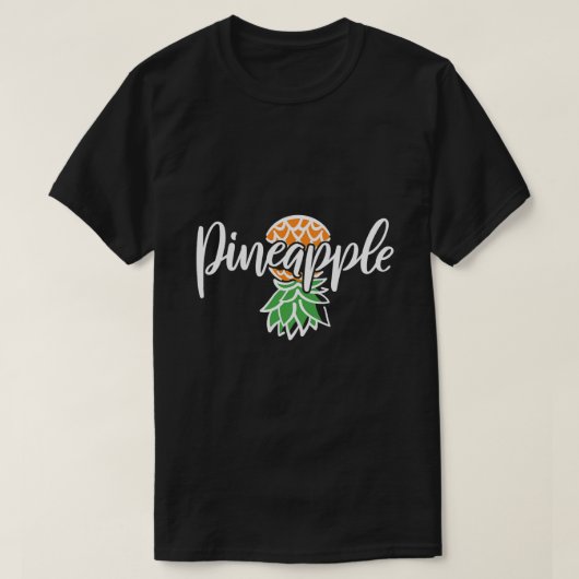Ondersteboven Ananas 3 T-shirt (Design voorkant)