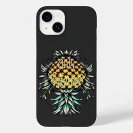 Ondersteboven Ananas Alleen samen Paar Case-Mate iPhone 14 Hoesje