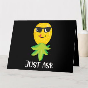Ondersteboven ananas kaart