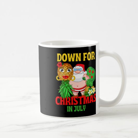 Ondersteboven Ananas Kerstman In Juli Half Jaar Ch Koffiemok (Rechts)