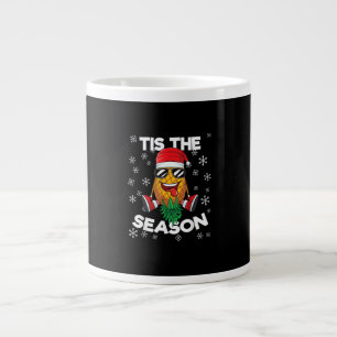 Ondersteboven Ananas Kerstman Tis Season Kerstmis Grote Koffiekop