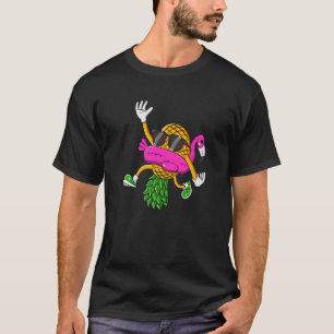 Ondersteboven Ananas Swinger Flamingo voor Mannen  T-shirt
