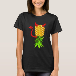 Ondersteboven Ananas Swinger Mannen Vrouwen T-shirt