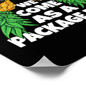 Ondersteboven ananas swinger paar pakket deal poster (Hoek)