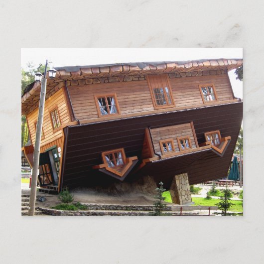 Ondersteboven Briefkaart (Voorkant)