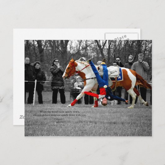 Ondersteboven Briefkaart (Voorkant / Achterkant)