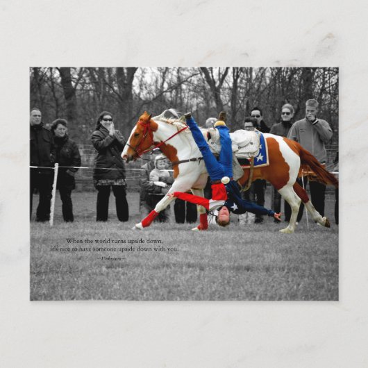 Ondersteboven Briefkaart (Voorkant)