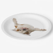 Ondersteboven Bulldog papier Borden Papieren Bordje (Gekanteld)