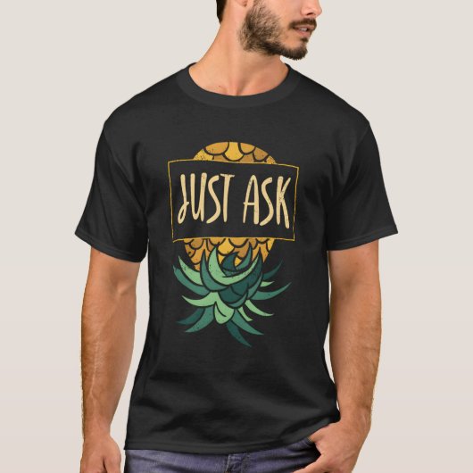 Ondersteboven Eapple gewoon vragen subtiele Swinge T-shirt (Voorkant)