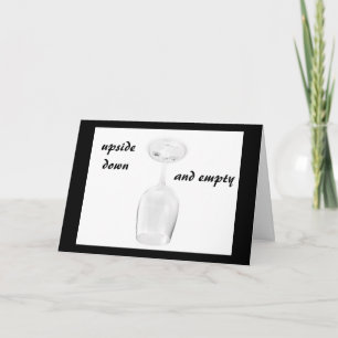 ONDERSTEBOVEN EN LEEG=GROEP VERJAARDAG KAART