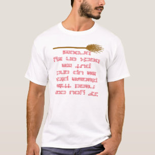ondersteboven heks t-shirt