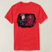 Ondersteboven metaal t-shirt (Design voorkant)