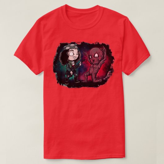 Ondersteboven metaal t-shirt (Design voorkant)