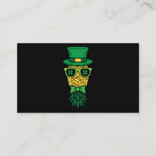 Ondersteboven Pineapple Leprechaun St Patricks Day Visitekaartje