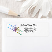 Ondersteboven Pitts in regenboogkleuren Etiket (Insitu)