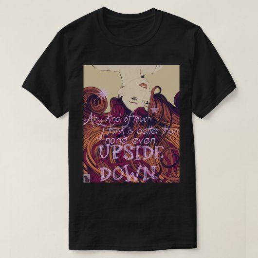 Ondersteboven T-shirt (Design voorkant)
