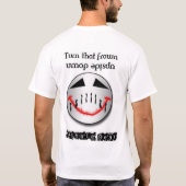 Ondersteboven T-shirt (Achterkant)