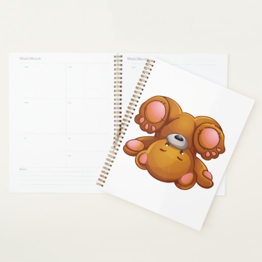 Ondersteboven teddybeer planner (Display)