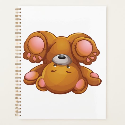 Ondersteboven teddybeer planner (Voorkant)