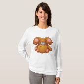 Ondersteboven teddybeer t-shirt (Voorkant volledig)